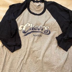 3/4 length sleeve gray shirt XXL